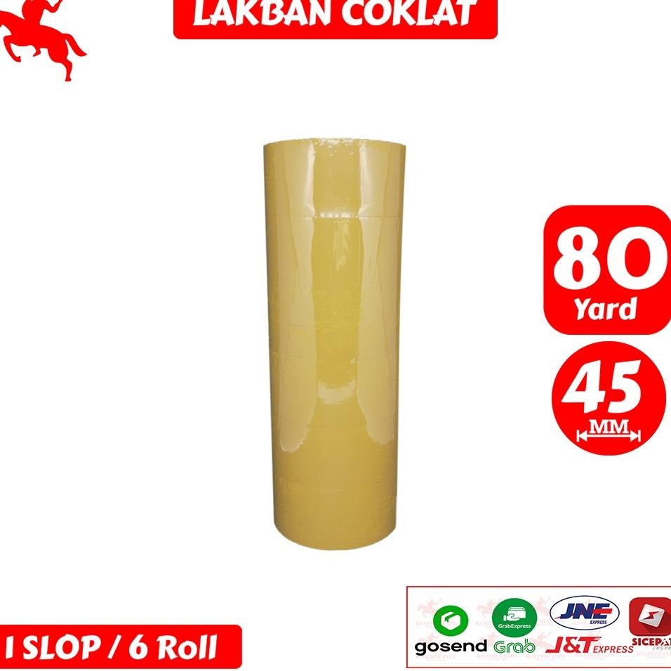 

Lakban Opp Tape Lakban Coklat Ksatria Tape 80 Yard 1 Slop