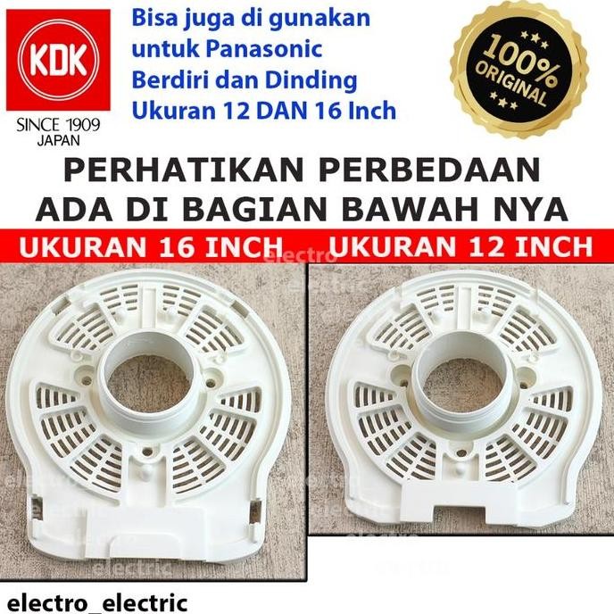 KDK Cover Depan Motor Kipas Angin KDK Original 100% untuk Kipas Angin Panasonic Berdiri & Dinding Uk