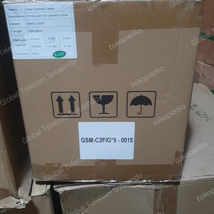 Kabel Optik Fig8 2 core / Kabel Drop Core Fig 8 2 Core SM FTTH