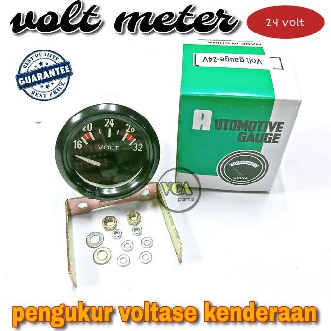 Volt Meter/Volt Meter Pengukur Tegangan Mobil 24 Volt Universal Premium