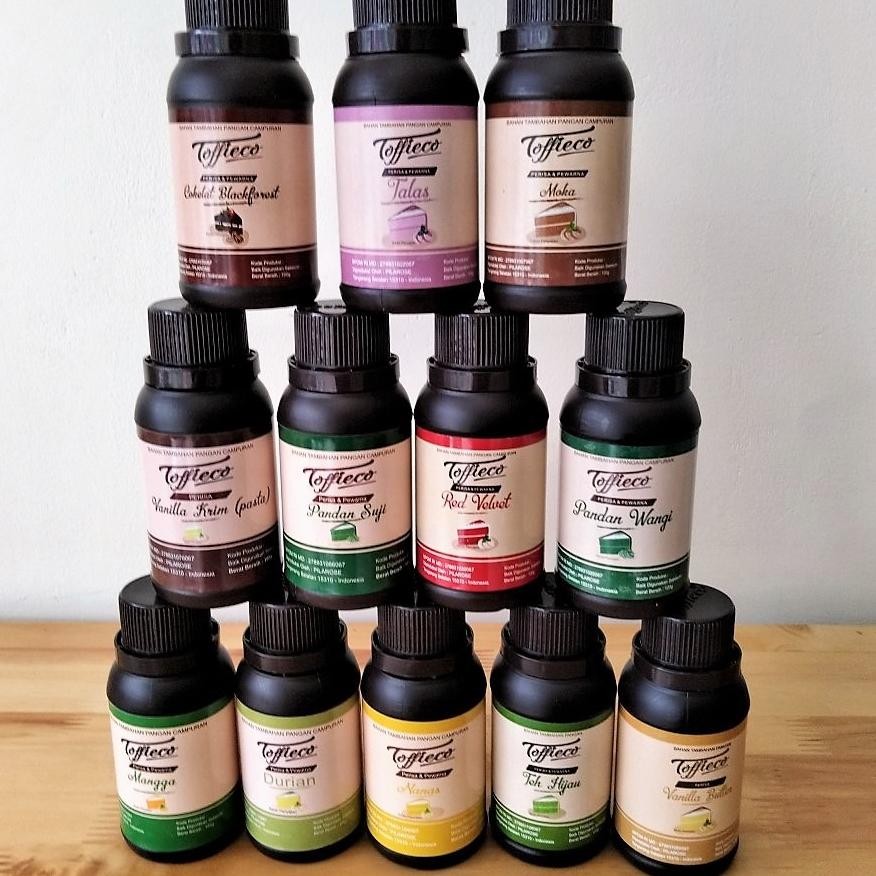 

Toffieco Pasta Rhum Bakar Zero Bakar Bla Forest Semprot Dll 100Gr