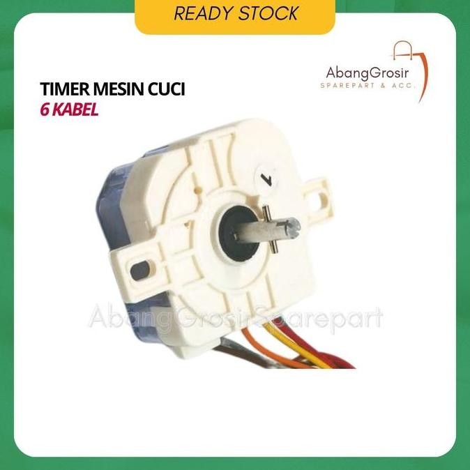 Timer Mesin Cuci 6 Kabel - Penanda Waktu Mesin Pencuci/Wash Mesin Cuci MULTI HIGH QUALITY