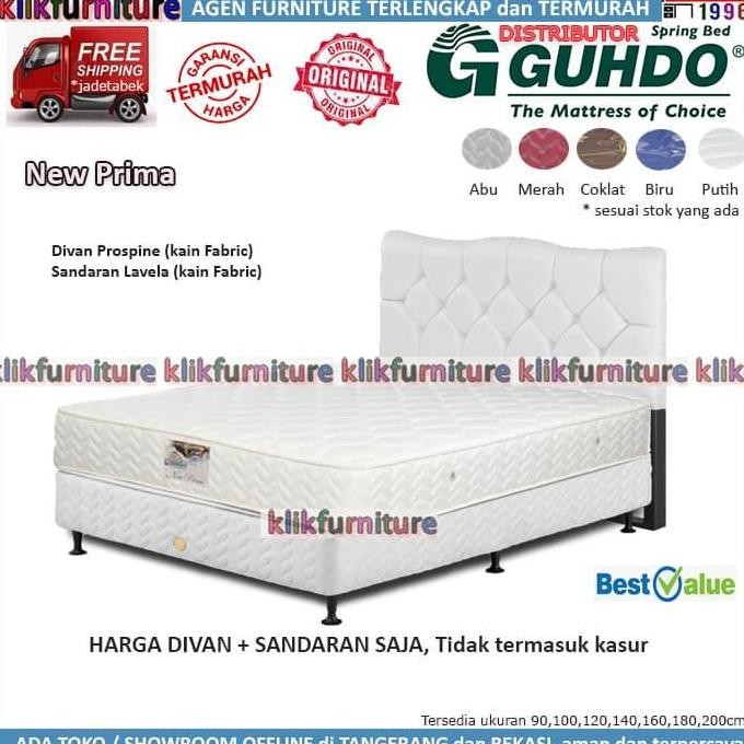 Divan + Sandaran Guhdo (180X200Cm) Prospine Lavela Springbed