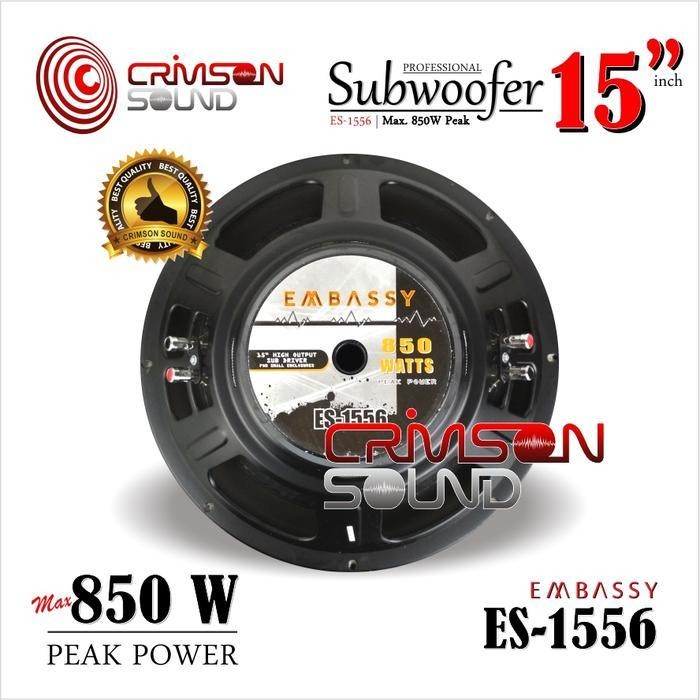 SUBWOOFER 15 Inch Double Magnet EMBASSY ES-1556
