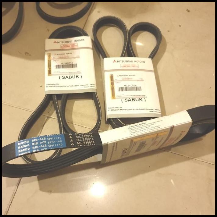 Van Belt AC Power Steering 5 PK 1140 Asli Mitsubishi Lancer Evo 3