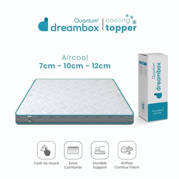 Quantum Dreambox Cooling Topper Aircool / Topper Kasur Dingin / Cool-To-Touch