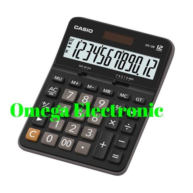 

Casio Dx 12B - Calculator Desktop Kalkulator Meja Kantor Office Dx-12B
