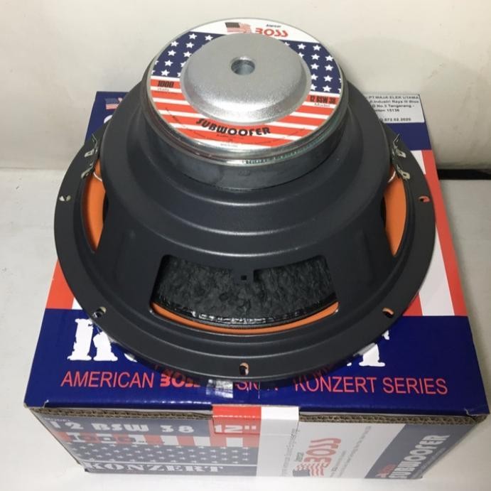 SUBWOOFER 12"AMERICAN BOSS 12 BSW 38 DOUBLE COIL