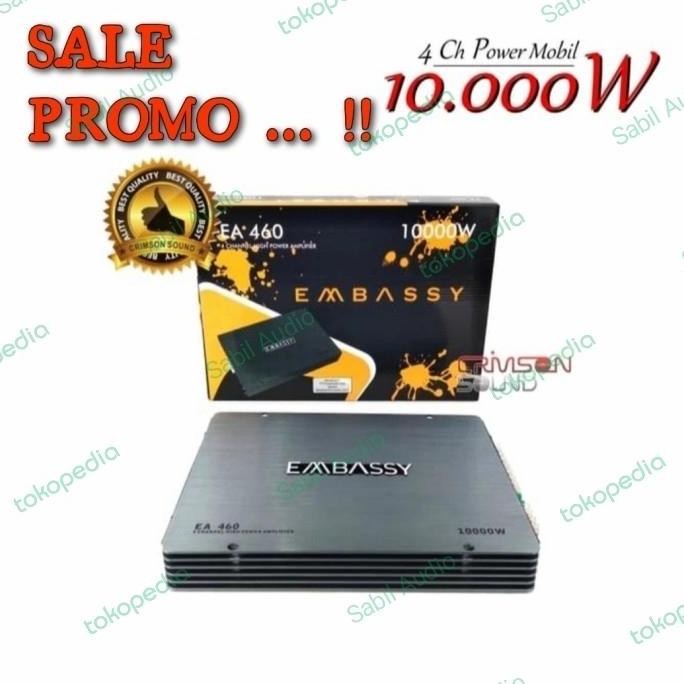 POWER EMBASSY EA-460 POWER EMBASSY EA 460 POWER 4 Ch EMBASSY EA - 460