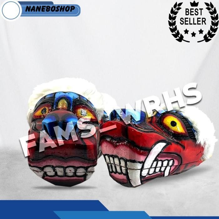 Barongan Kepruk Kucingan Kepala Barongan Jaranan Barongan Kayu (Bisa Cod) Jawa Timur