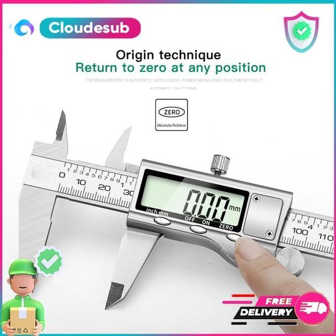 

Jangka Sorong Digital Lcd Kaliper Vernier Sigmat Stainless Steel 150Mm