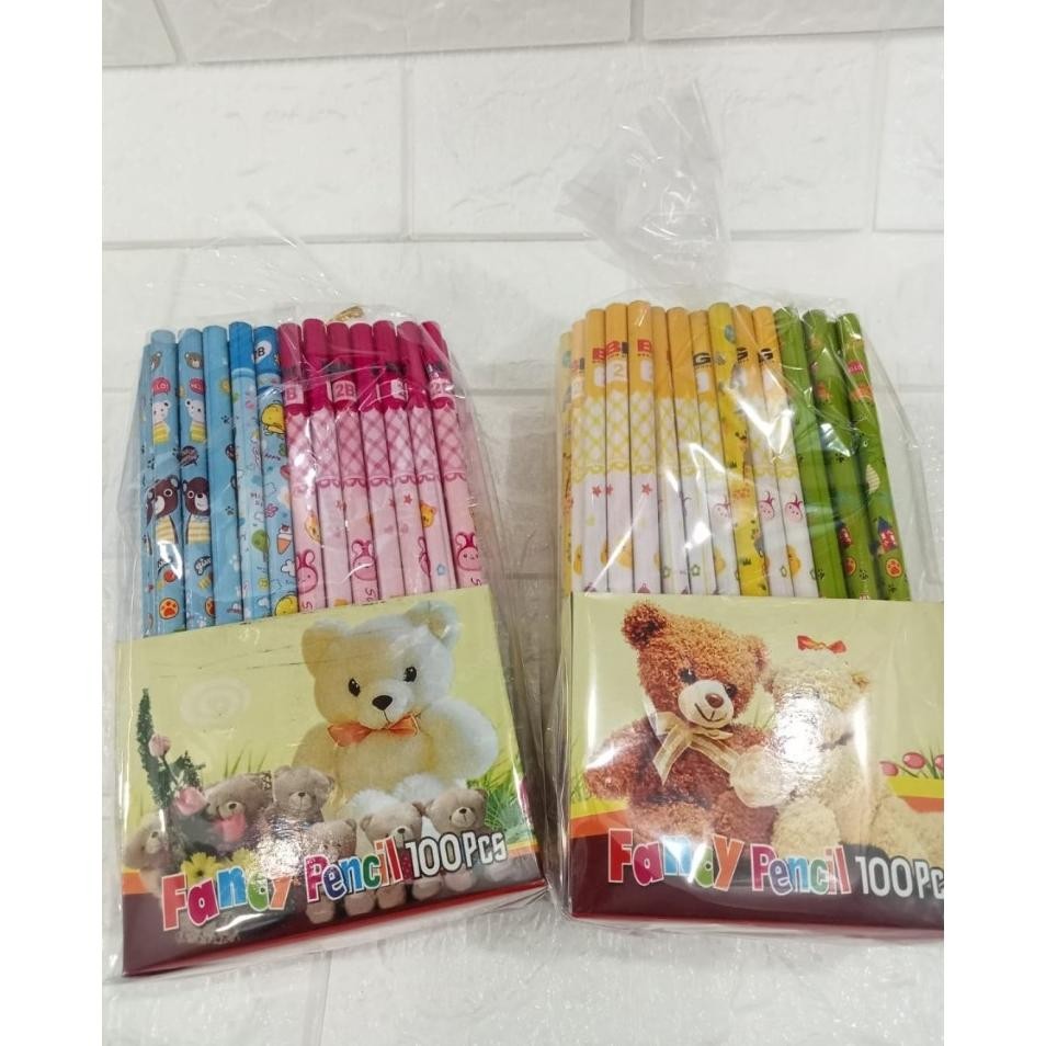 

Pensil 2B Fanci Isi 100 Pcs Pensil Kayu Kter
