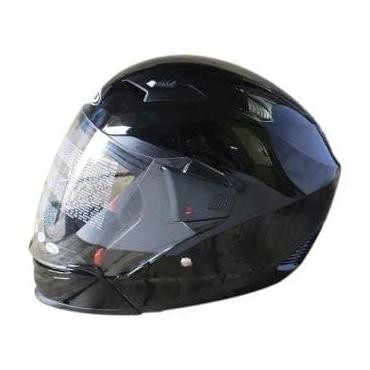 ZEUS 611C BLACK GLOSSY | HELM ZEUS MODULAR | HELM HALF FULL FACE