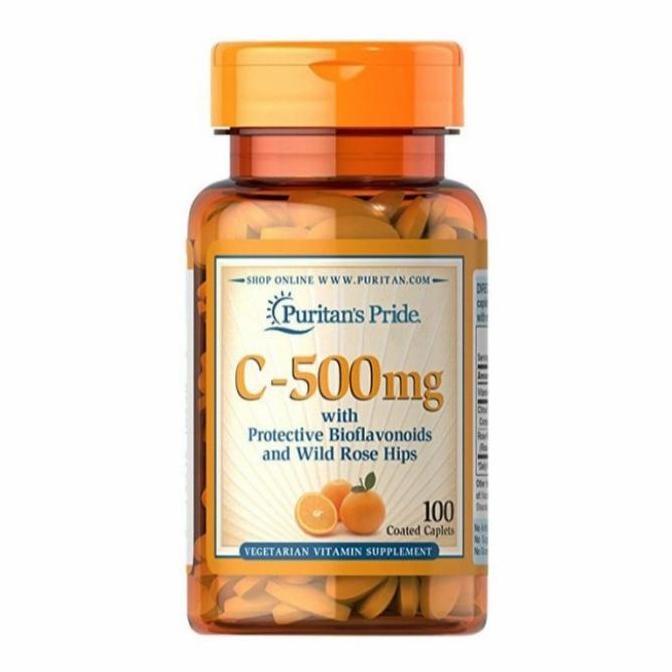 Jual puritan's pride vitamin C 500mg 100.capsul