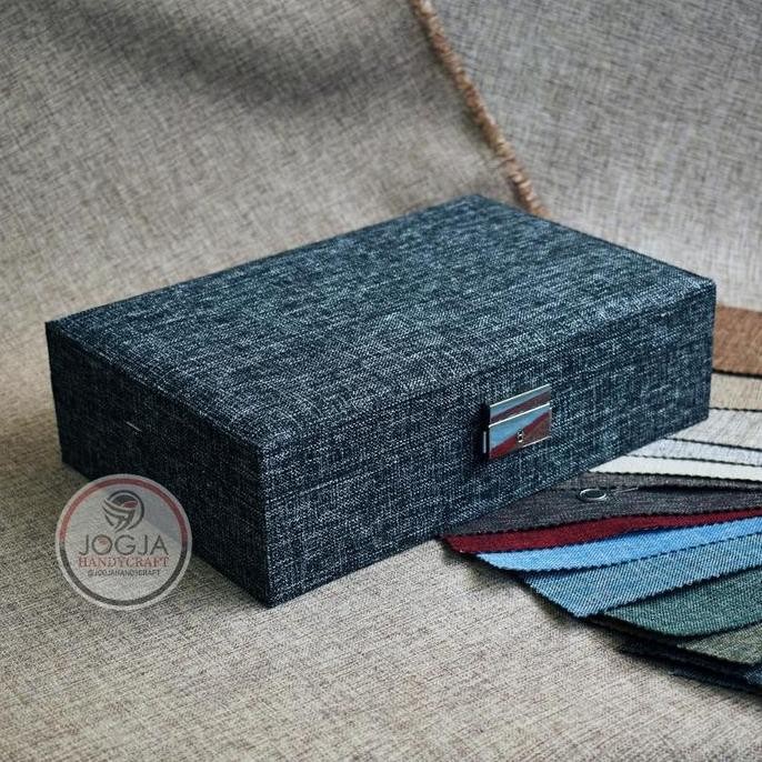 Bisa Dikunci - Luxury Jewelry Box Kotak Tempat Perhiasan Lengkap Emas