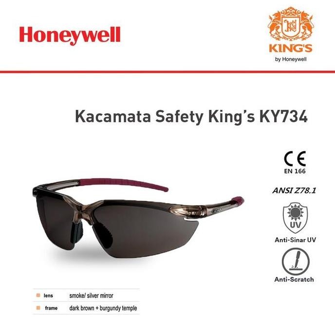 Kacamata Safety King's KY 734 Original - Kacamata Safety Pelindung Mata