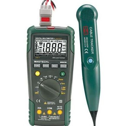 SIAP KIRIM MULTIMETER MASTECH MS8236 + LAN TRACKER TESTER DIGITAL + WIRE TRACKER