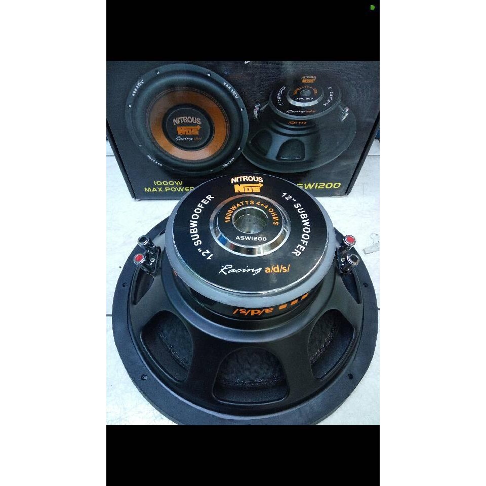 subwofer ads 12 inch 1000 watt doublecoil