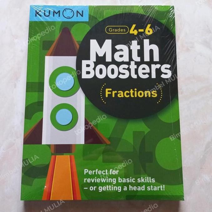 BOOSTER KUMON BUKU MATEMATIKA FRACTION KELAS 4-6 LATIHAN SOAL SD