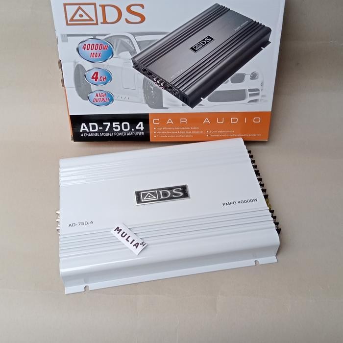 POWER AMPLIFIER 4 CHANNEL ADS AUDIO MOBIL BAGUS BERKUALITAS