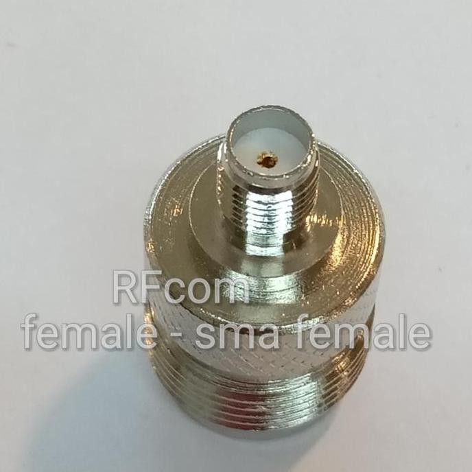 SIAP KIRIM ADAPTER SMA FEMALE TO N FEMALE - KONEKTOR RF ANTENA SAMBUNGAN SINYAL
