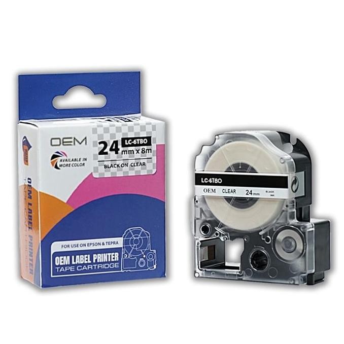 

TERLARIS - EPSON LABEL PITA TAPE LABELWORKS PRINT CATRIDGE PITA REFILL 24mm CLEAR TRANSPARAN EPSON LW-600P LW 600P LW-700 LW 700 LW-900P LW 900P LW-1000P LW 1000P EPSON LW-Z700FK LW Z700FK LW-Z900FK LW Z900FK dll