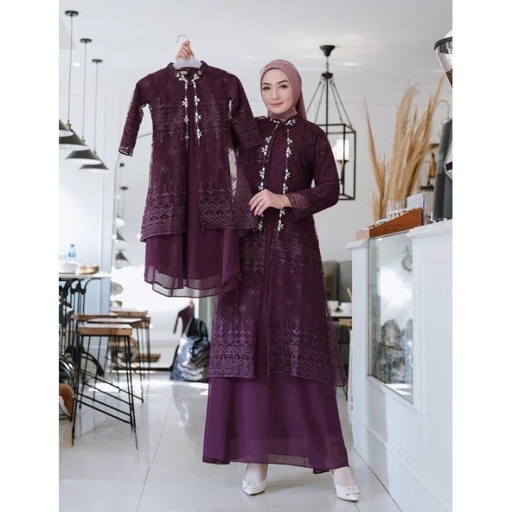 Bsh Baju Couple Ibu Anak Perempuan Kekinian Yasmin Couple Bo M L Xl Xxl Xxxl Bahan Ceruty Babydoll G