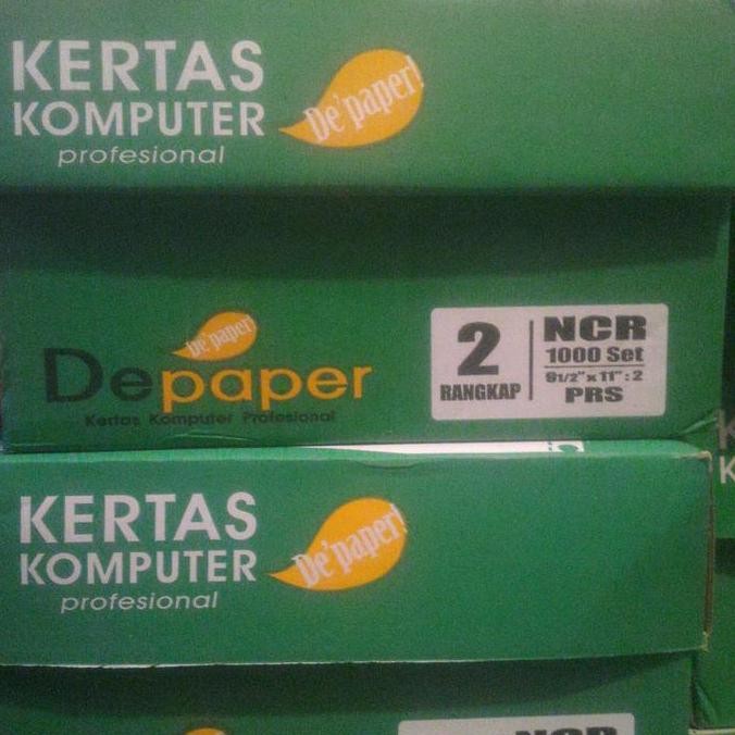 

NEW Kertas Continues Form 91/2" x 11" 2 ply Prs Warna