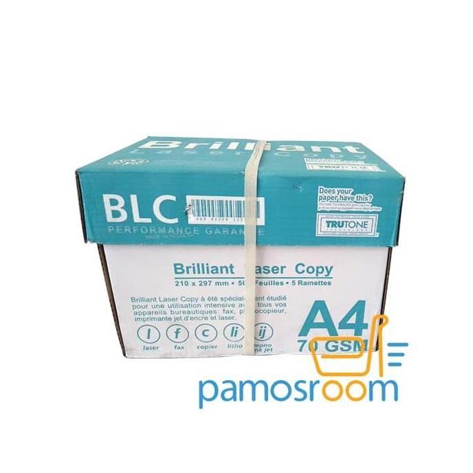

Kertas Print & Fotocopy A4 BCL Briliant Laser Copy 1 Dus isi 5 Pack