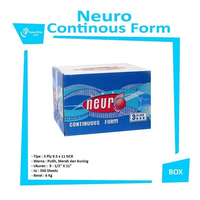 

NEURO Continous Form 91/2 x 11 3 Ply ( K3 )