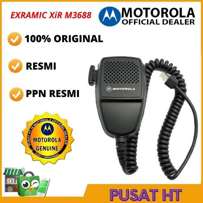 BEBAS ONGKIR - EXTRA MIC RIG MOTOROLA XIR M3688 GM 3688 GM300 PMMN4090A