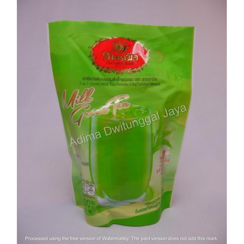 

Thai Milk Green Tea Instan 3 In 1 Chatramue / Teh Instan 3 In 1 (Mine)