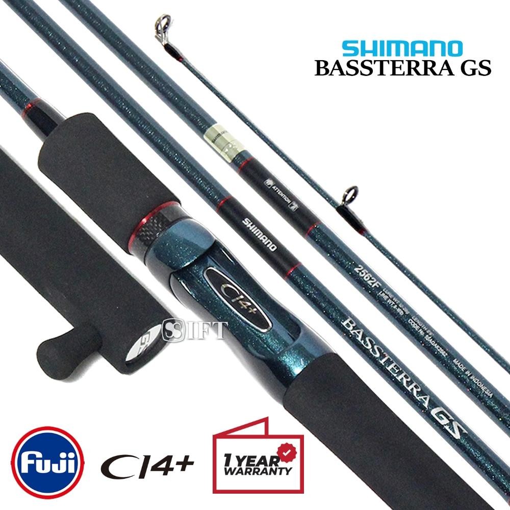 Terlaris Joran Shimano Bassterra Gs | Fuji Alconite + Sic Tip | Galatama Bastera Basstera Basterra R
