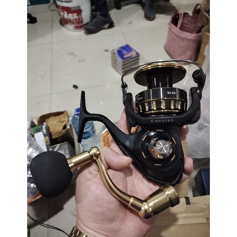 Terlaris Reel Pancing Daiwa Bg Sw 8000 Atau 10000 Power Handel