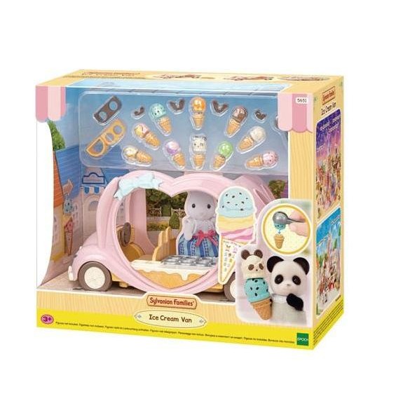(Allthebest) Mainan Koleksi Sylvanian Families Ice Cream Van