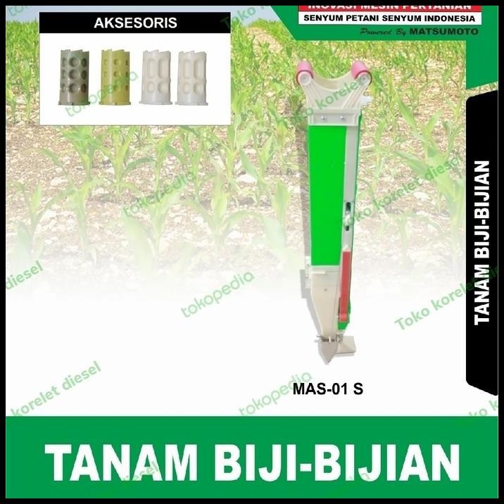 Alat Tanam Biji Bijian Jagung Manual Mahkota Mas 01