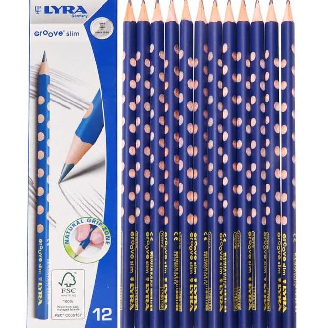 

Lyra Groove Slim Graphite Isi 12 Pcs