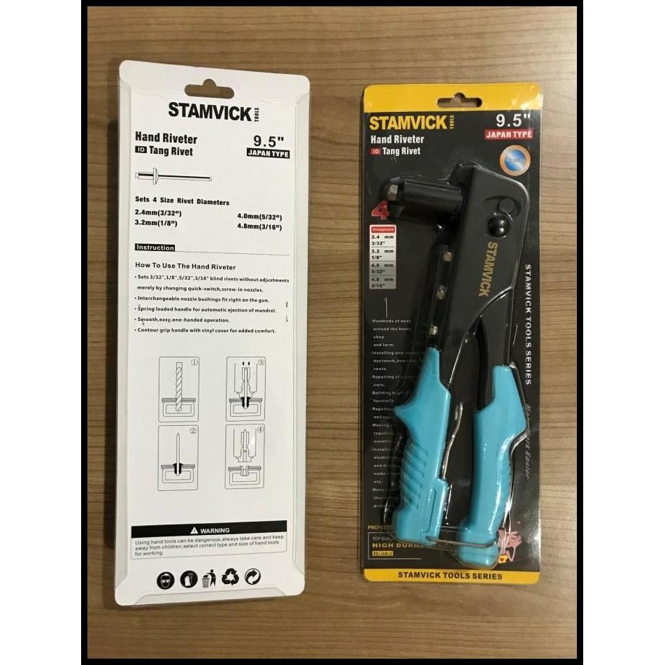 Tang Rivet Hand Riveter Alat Tembakan Paku Rivet Gun Rivet Stamvick