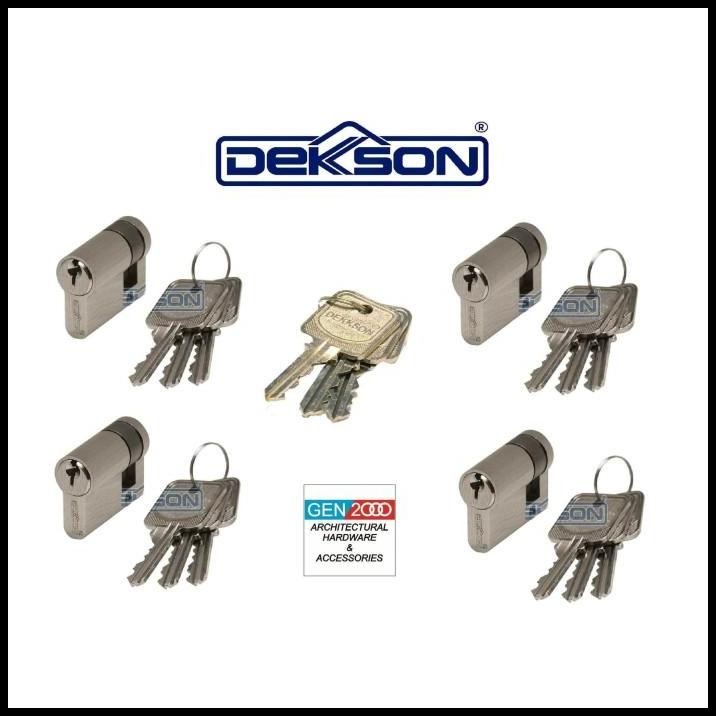 Master Key Silinder Kunci Dekkson HC DL 40 MM Half Cylinder Master Key