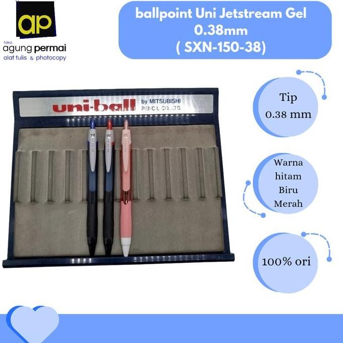 

Ballpoint Uni Jetstream Gel 0.38 (Sxn-150-38)