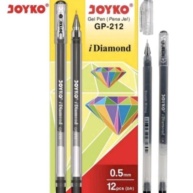 

Pulpen / Bolpen Gel Joyko Gp-212 Diamond (12Pcs)