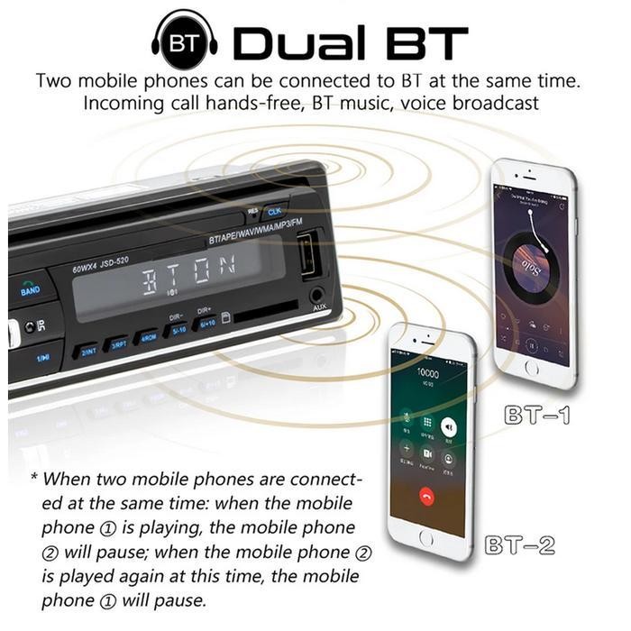 Tape Mobil Single Din Audio Multifungsi Bluetooth MP3 FM Radio ISO Single Din Terbaik Berkualitas
