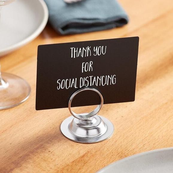 

Card Holder Heavy Nickel Plated Number Clip# Tablecraft - 2 Inch (Sale)