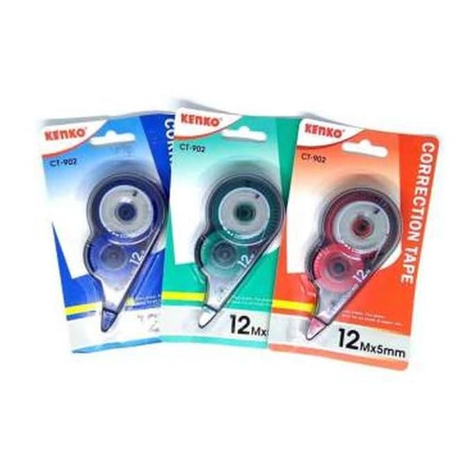 

[ Lusin ] Tipex Correction Pen Tape Kertas - Kenko Ct-902 Murah!