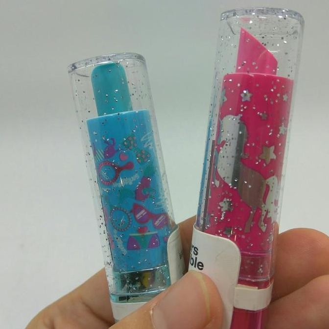 

Ready Sale Smiggle Scented Metallic Lipstick Eraser - Ori