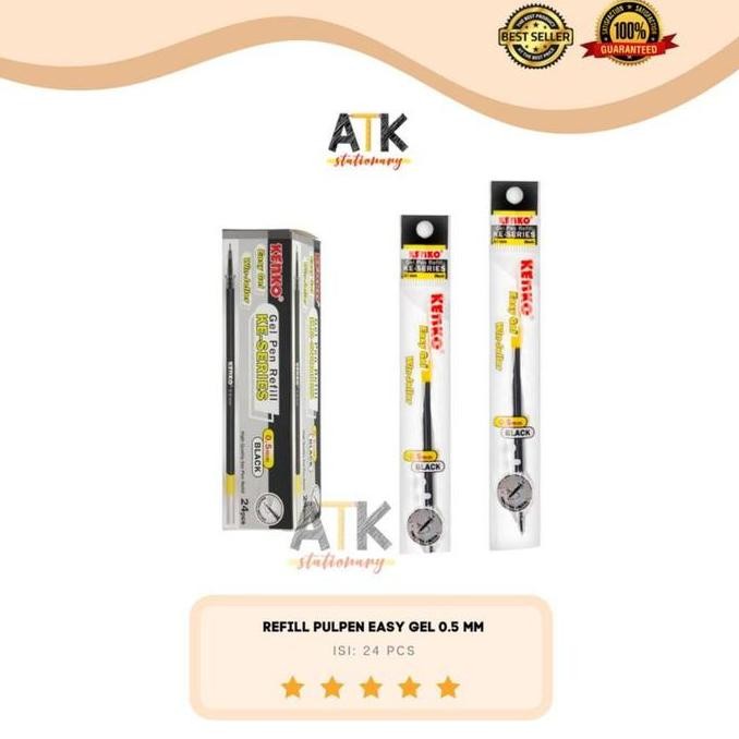 

Refill Pulpen Easy Gel Kenko Ke Series 0.5 ( 1 Pak) Atk