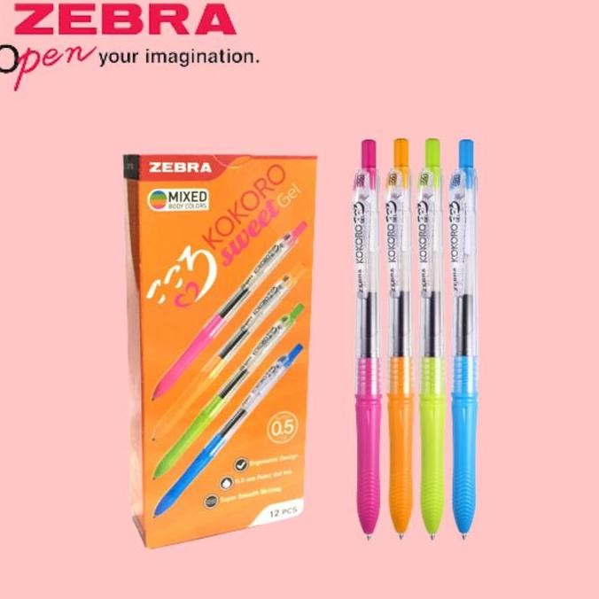 

12 Pcs (1 Lusin) Pulpen Kokoro Sweet