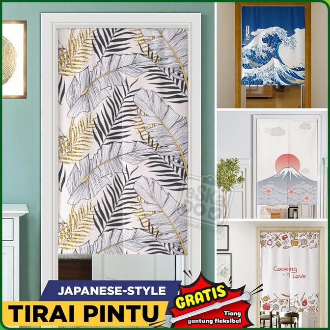 Kain Tirai Pintu / Door Curtain Jepang