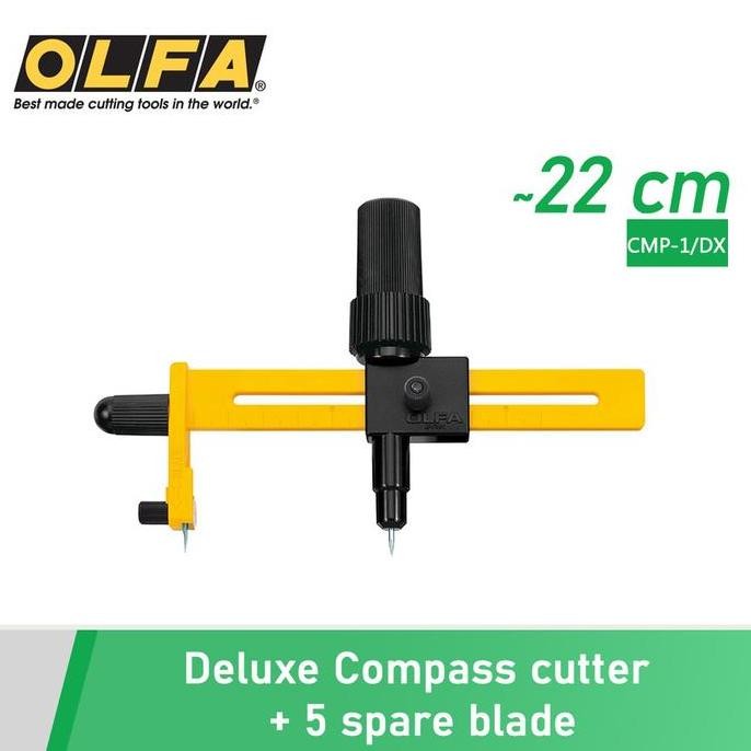 

Promo! Olfa Compass Circle Cutter Deluxe Memotong Lingkaran Bulat Cmp-1/Dx