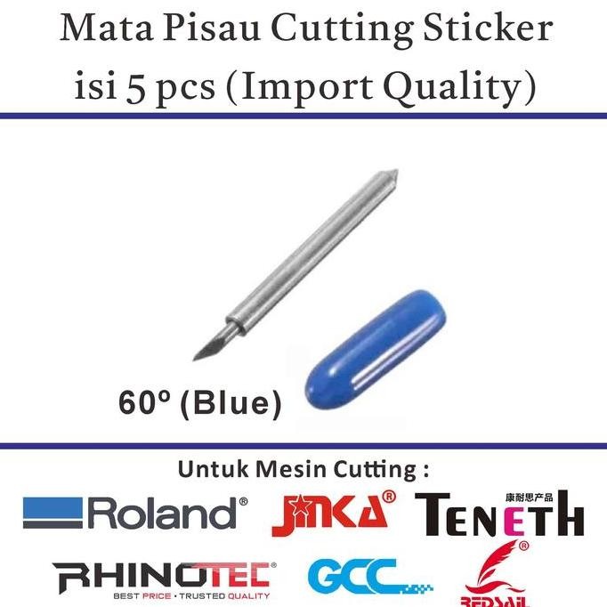 

Hot Sale! Mata Pisau Roland 60 Derajat 1 Box Isi 5 Pcs - Casis